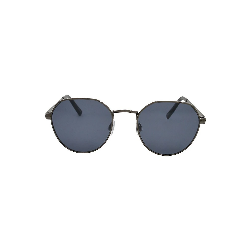 47MM Modified Round Sunglasses