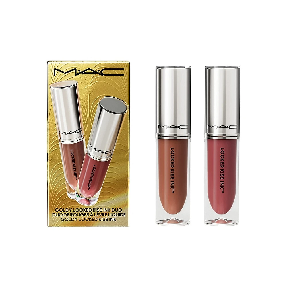 Holiday Exclusive Goldy Locked Kiss Ink Lipcolour Duo