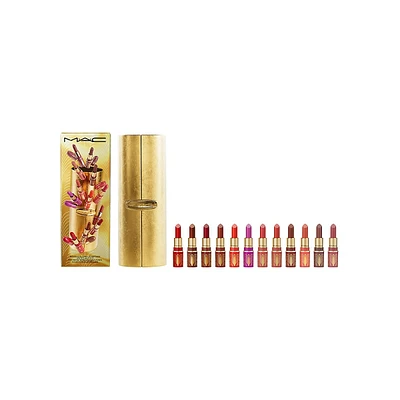 Golden Girls Mini Lustreglass Lipstick Vault x 12