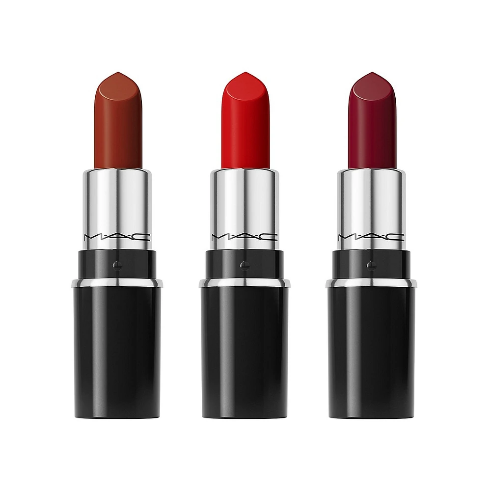 Everyday Luxury Mini Lustreglass Lipstick Trio: Red