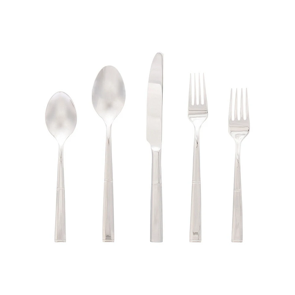 Vittoria Stainless Steel 20-Piece Flatware Set