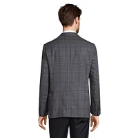 Jake Modern-Fit Wool Large Plaid Sport Coat