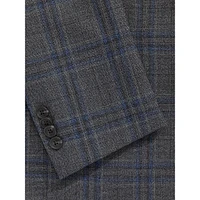 Jake Modern-Fit Wool Large Plaid Sport Coat