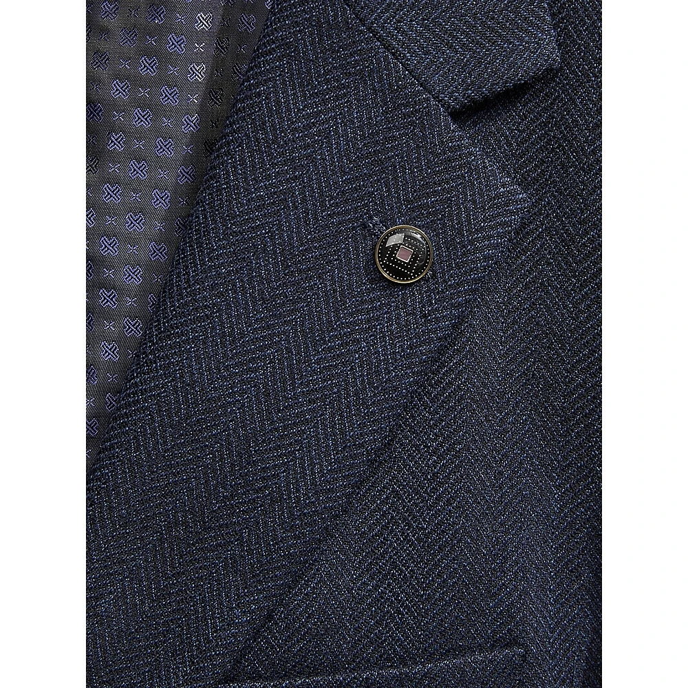 Joy Modern-Fit Wool Herringbone Sport Coat