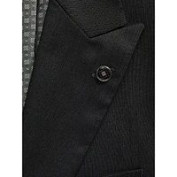 Jason Modern-Fit Super 110's Wool Micro-Stripe Suit