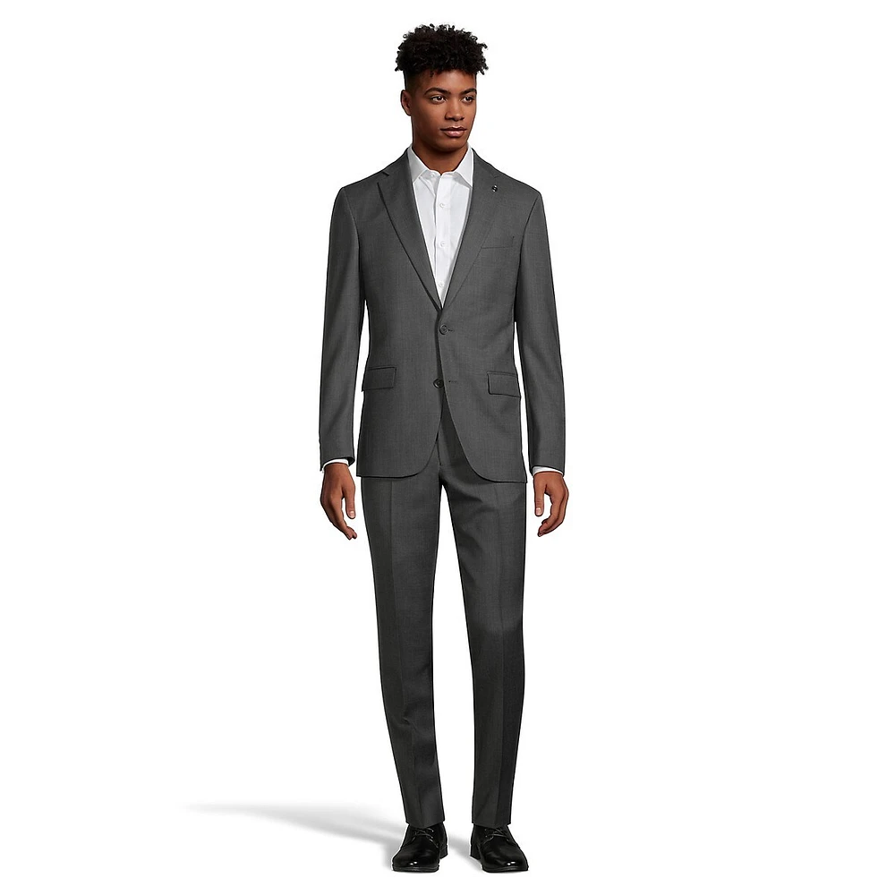 Jake Modern-Fit Super 110's Wool Birdseye Suit