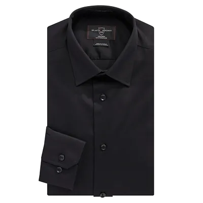 Slim-Fit Non-Iron Twill Dress Shirt