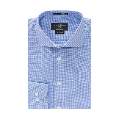 Moderate-Fit Mini Houndstooth Dress Shirt