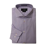 Moderate-Fit Non-Iron Mini Houndstooth Dress Shirt