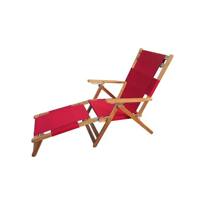 Beach Chair with Leg Rest