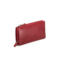 Multiple Wing RFID Secure Leather Wallet