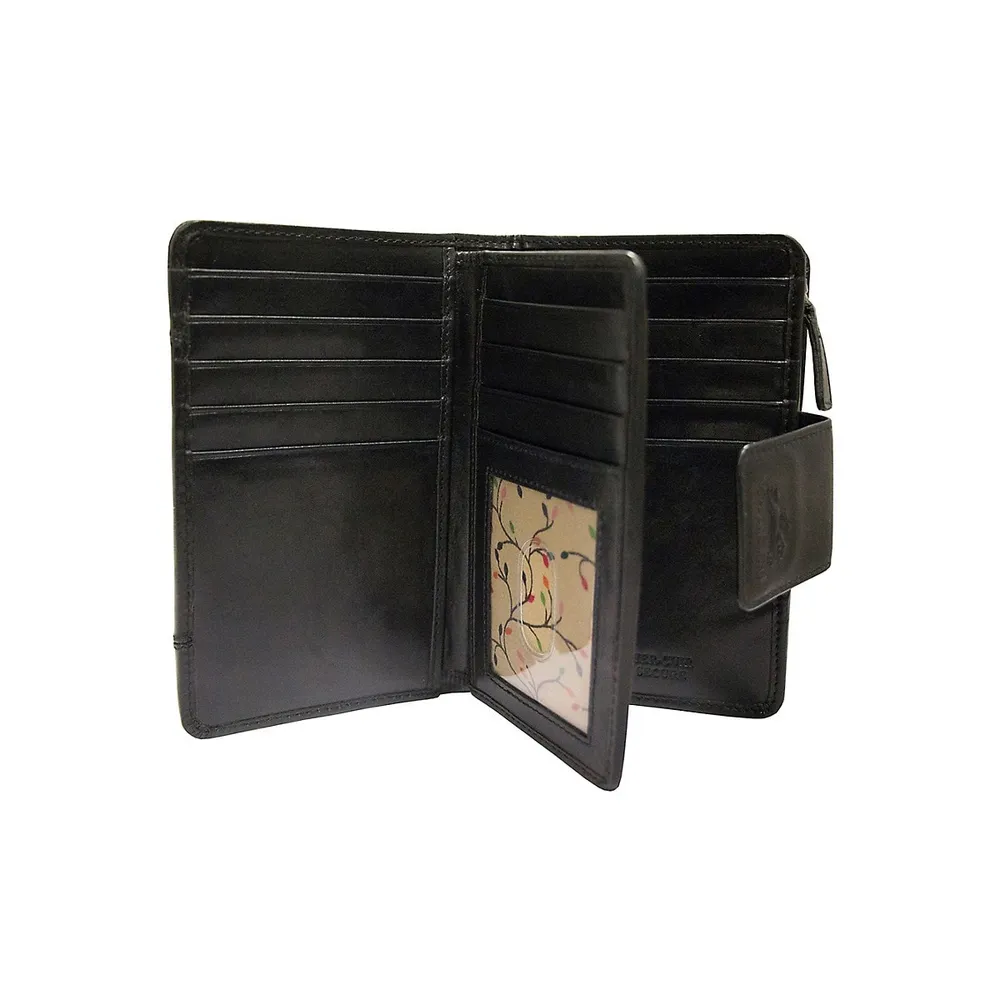 ​Casablanca RFID Secure Medium Clutch Wallet