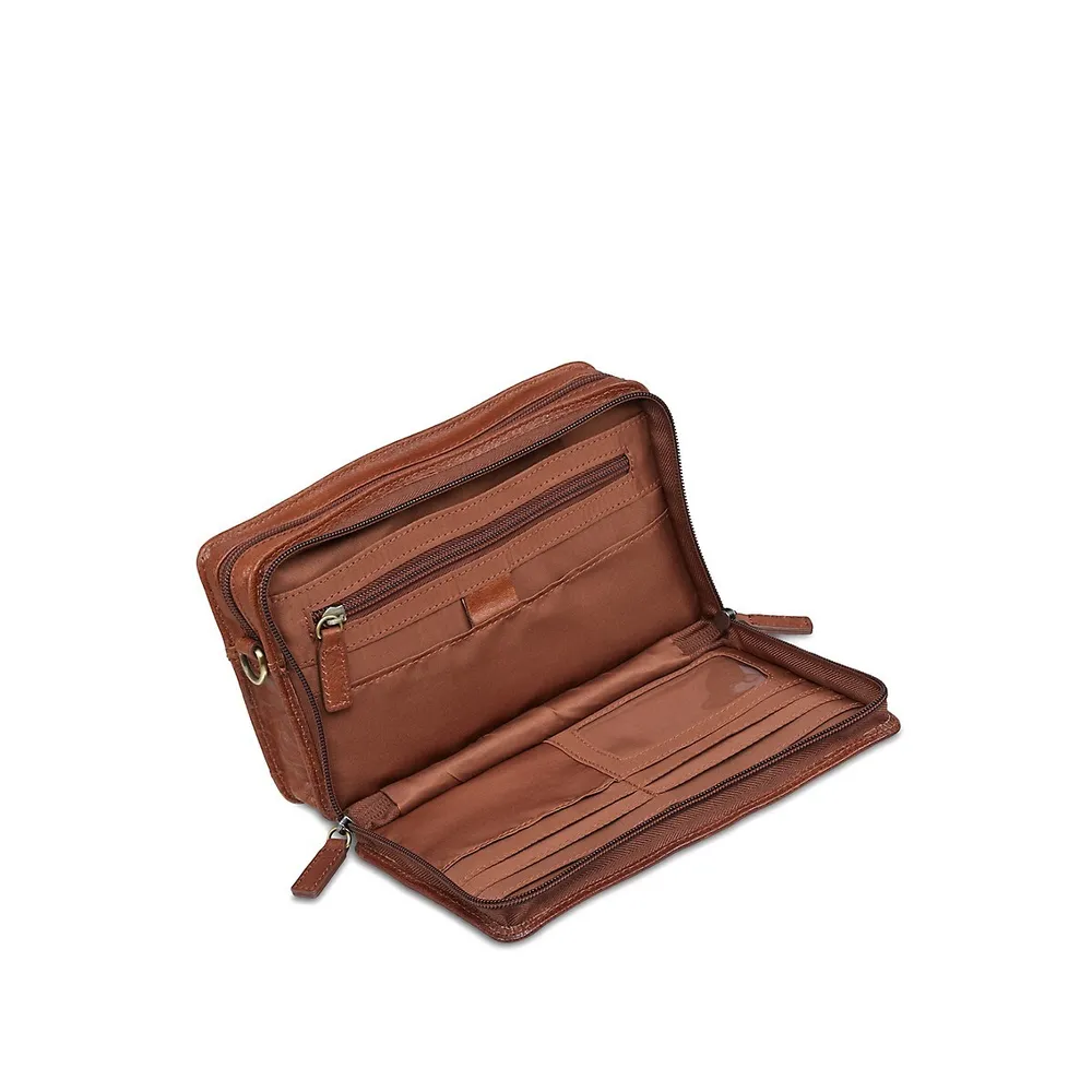 Arizona Leather Organizer Bag