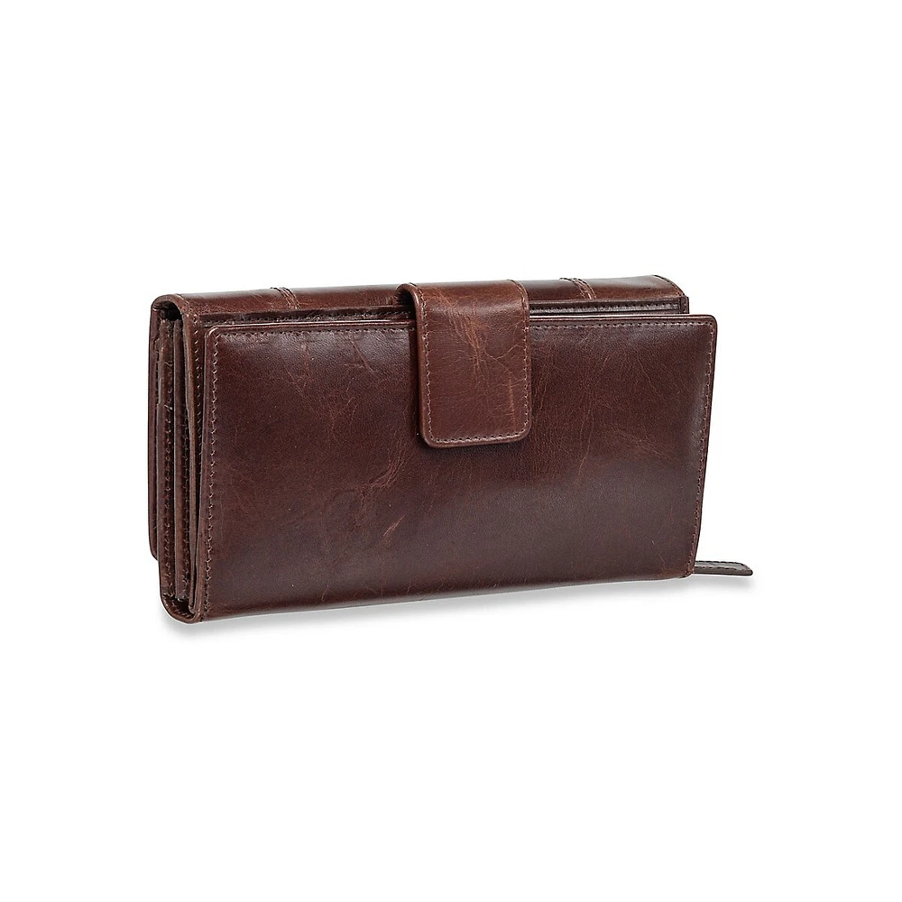 Casablanca RFID Secure Medium Clutch Wallet