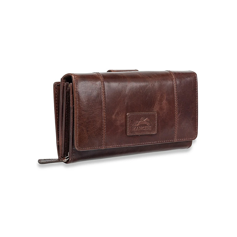 Casablanca RFID Secure Medium Clutch Wallet