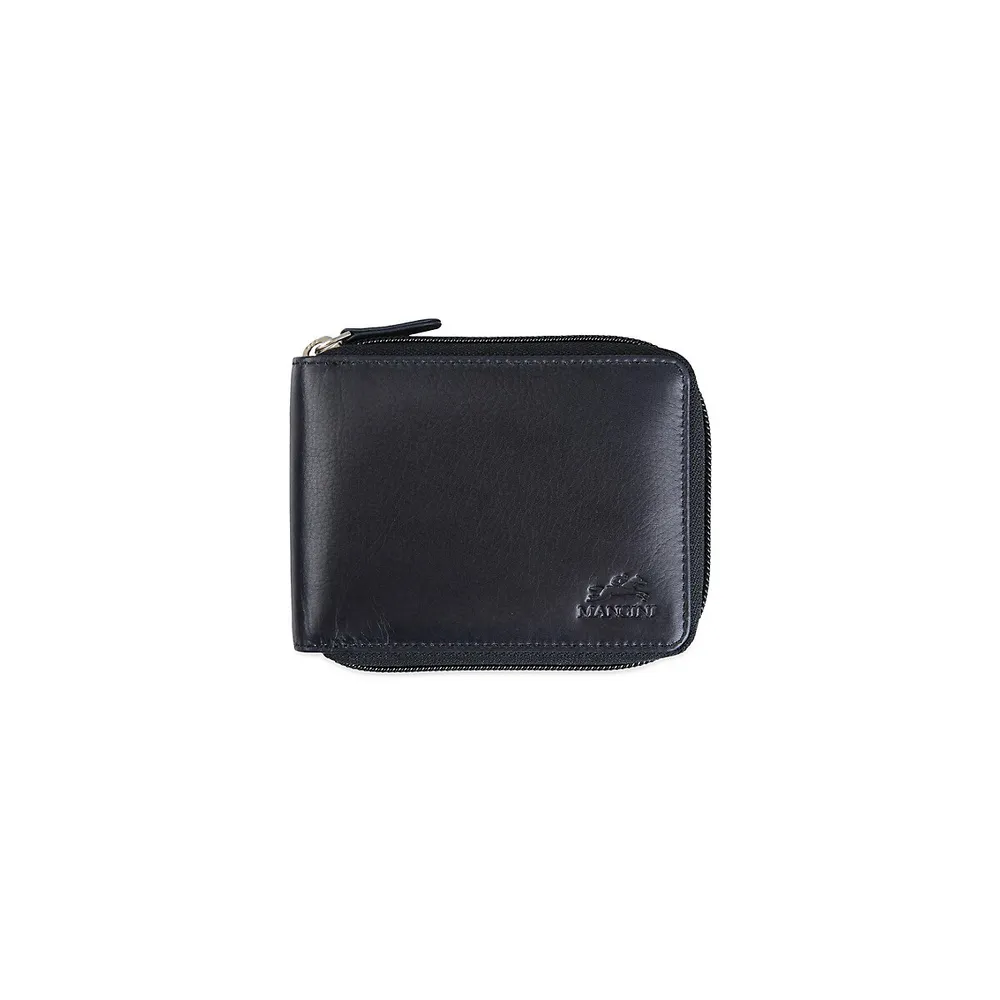 Bellagio RFID Zippered Bi-Fold Wallet