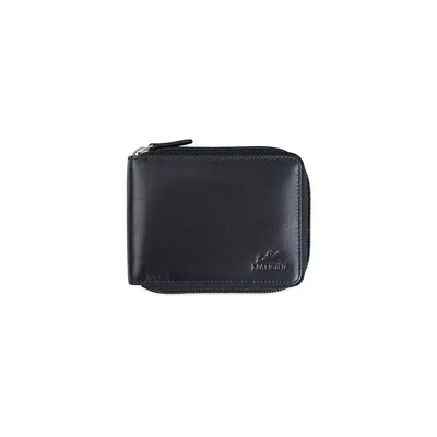 Bellagio RFID Zippered Bi-Fold Wallet