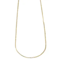 14K Yellow Gold Spiga Link Chain Necklace