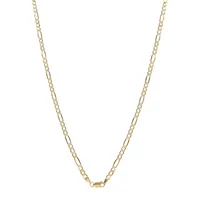 10K Yellow Gold Figaro Necklace