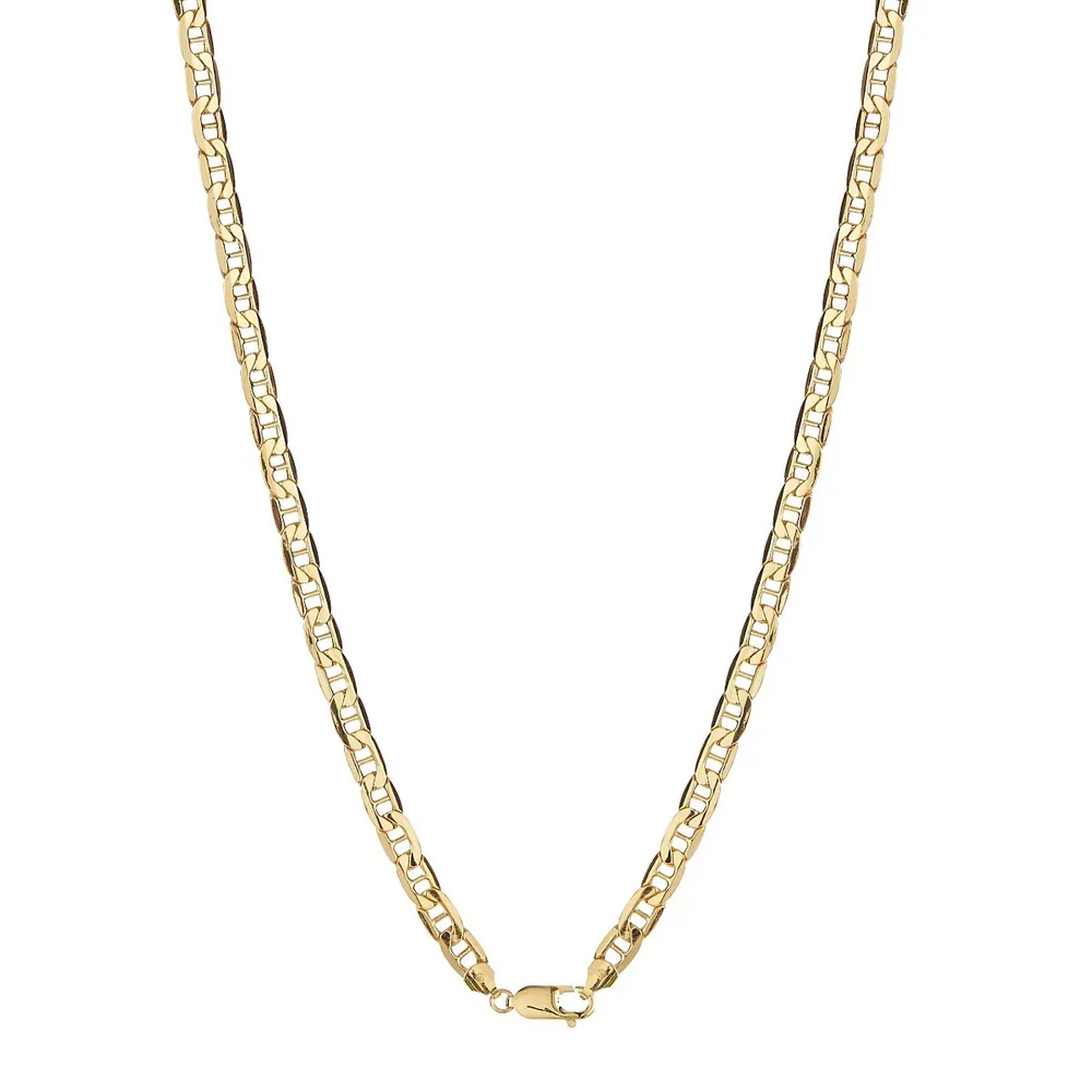 Men's 10K Yellow Gold Bar Necklace