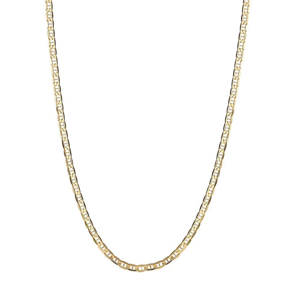 Men's 10K Yellow Gold Bar Necklace