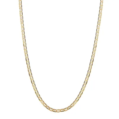 Men's 10K Yellow Gold Bar Necklace