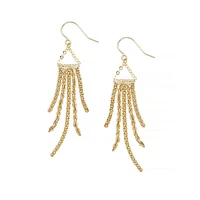 Pendants d'oreilles en or jaune 14 K