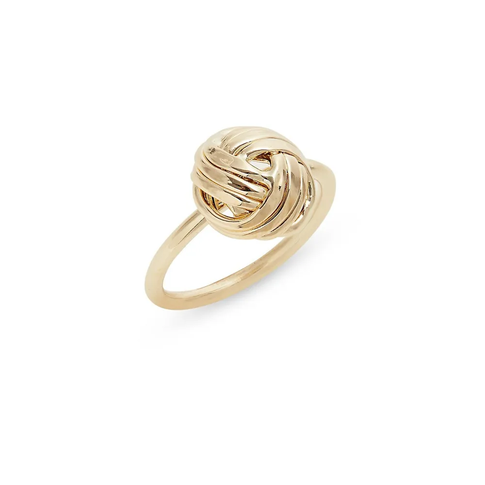 Fine Jewellery 10K Gold Love Knot Ring | Metropolis at Metrotown