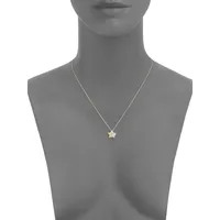 10K Yellow Gold Star Necklace