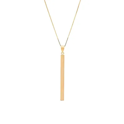 10K Yellow Gold Y-Necklace