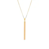 10K Yellow Gold Y-Necklace