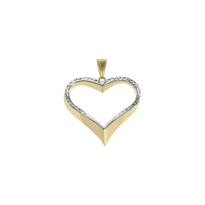 10KT Gold Heart Pendant