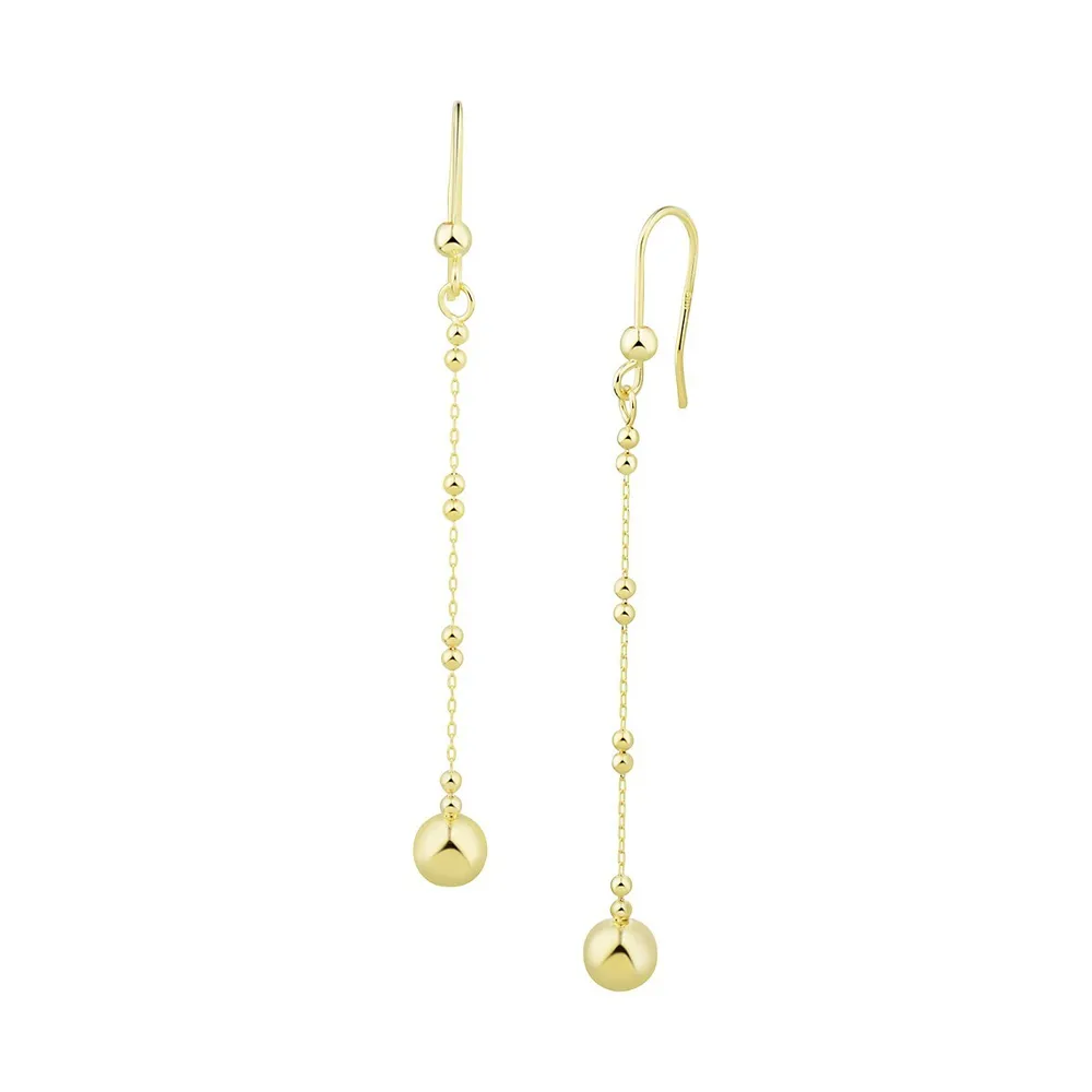 Coeur De Lion Freshwater Pearl Chain Drop Earrings | 0137004 | Beaverbrooks  the Jewellers