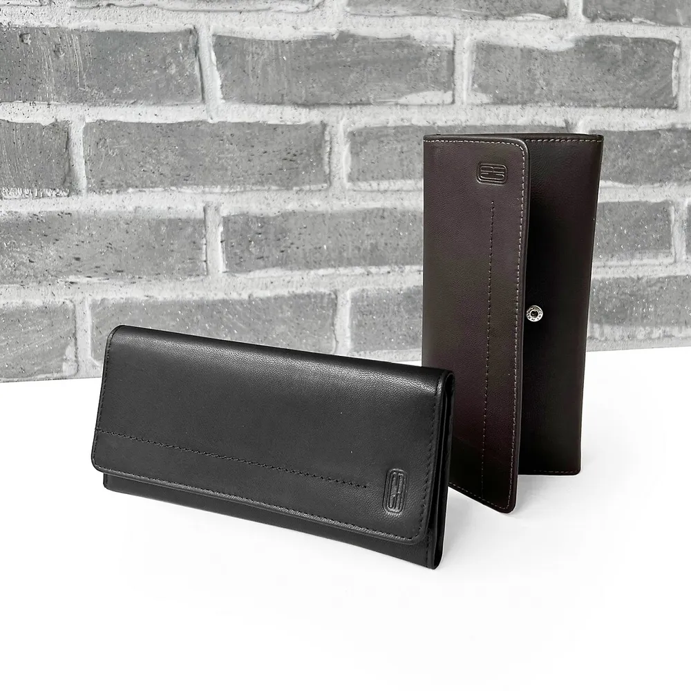 Ladies Leather Slim Fold Wallet