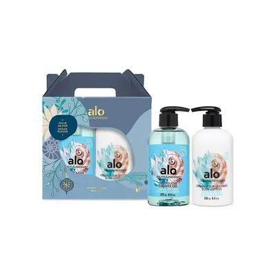 Alo Ocean Flower Shower Gel & Body Lotion Duo