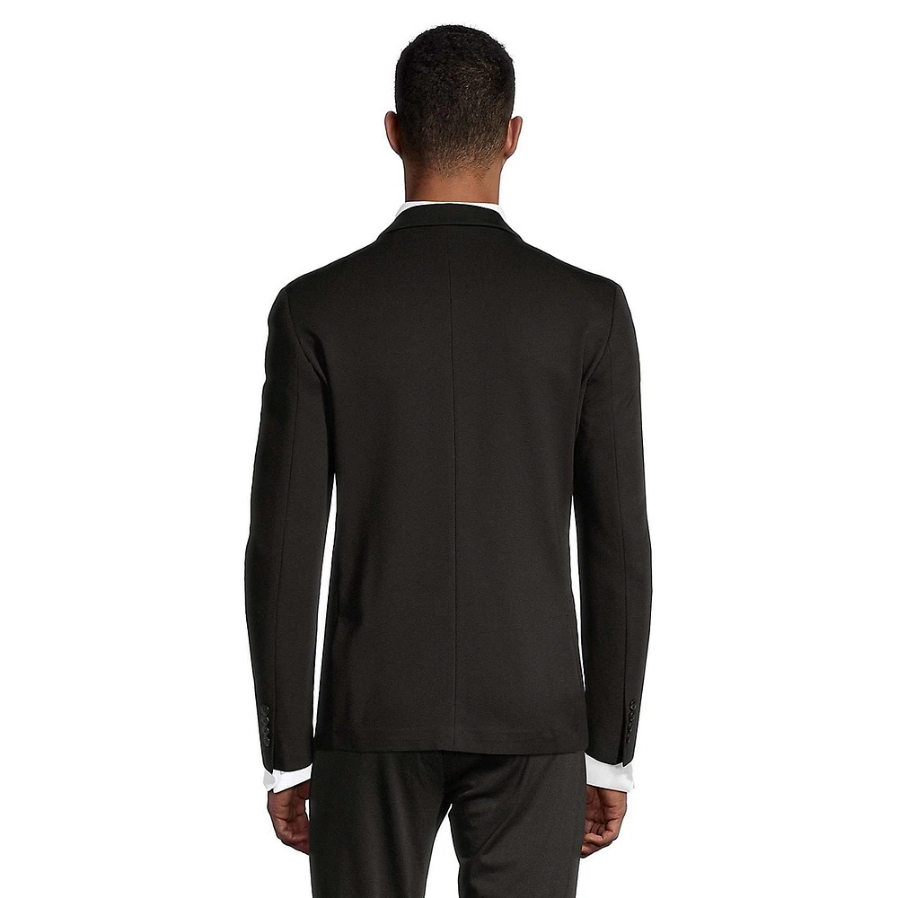 Two-Button Soft Stretch Blazer