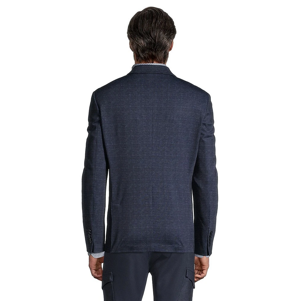Two-Button Soft Stretch Blazer
