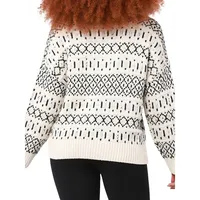 Textured Cable-Knit Sweater