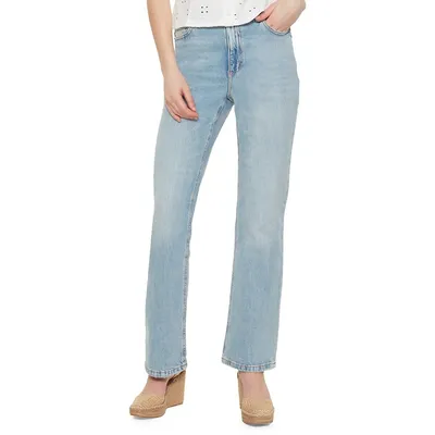 High-Rise Relaxed Bootcut Jeans