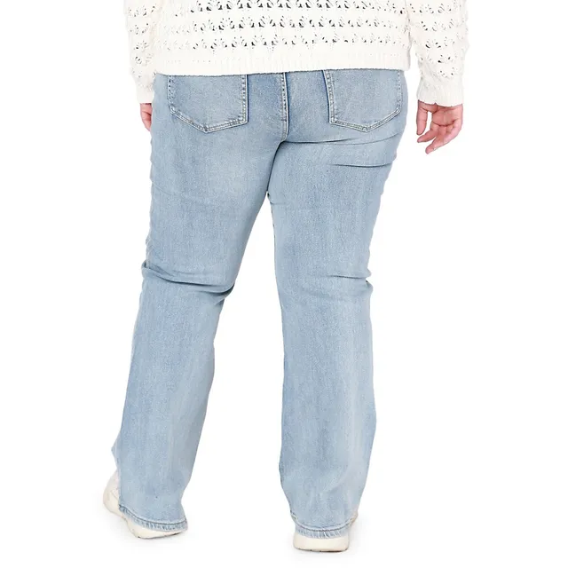 Dex Plus High Rise Relaxed Bootleg Jeans