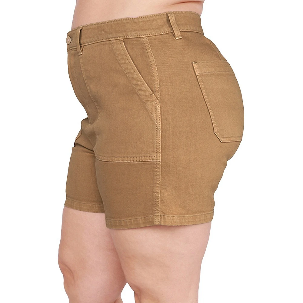 Plus High-Rise Shorts