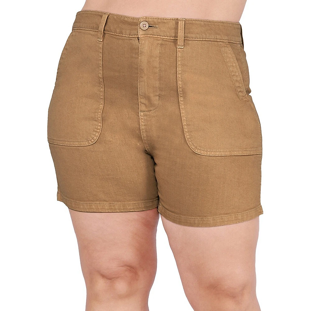 Plus High-Rise Shorts