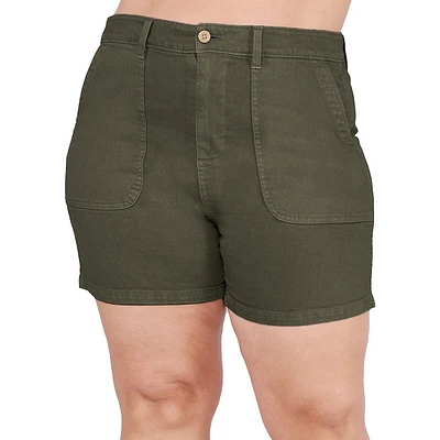 Plus High-Rise Shorts