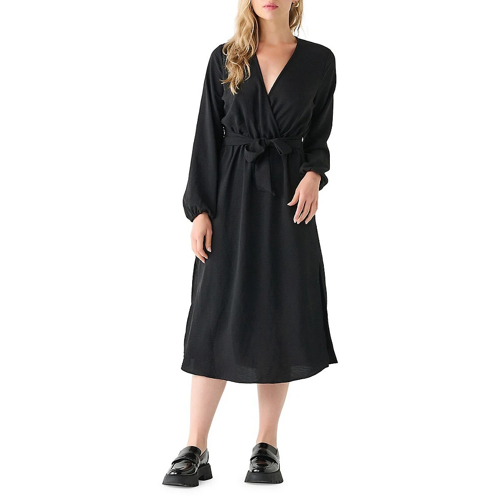 Melanie Lyne Faux Wrap Dress