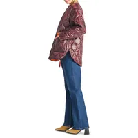 Wave-Quilted Puffer Jacket