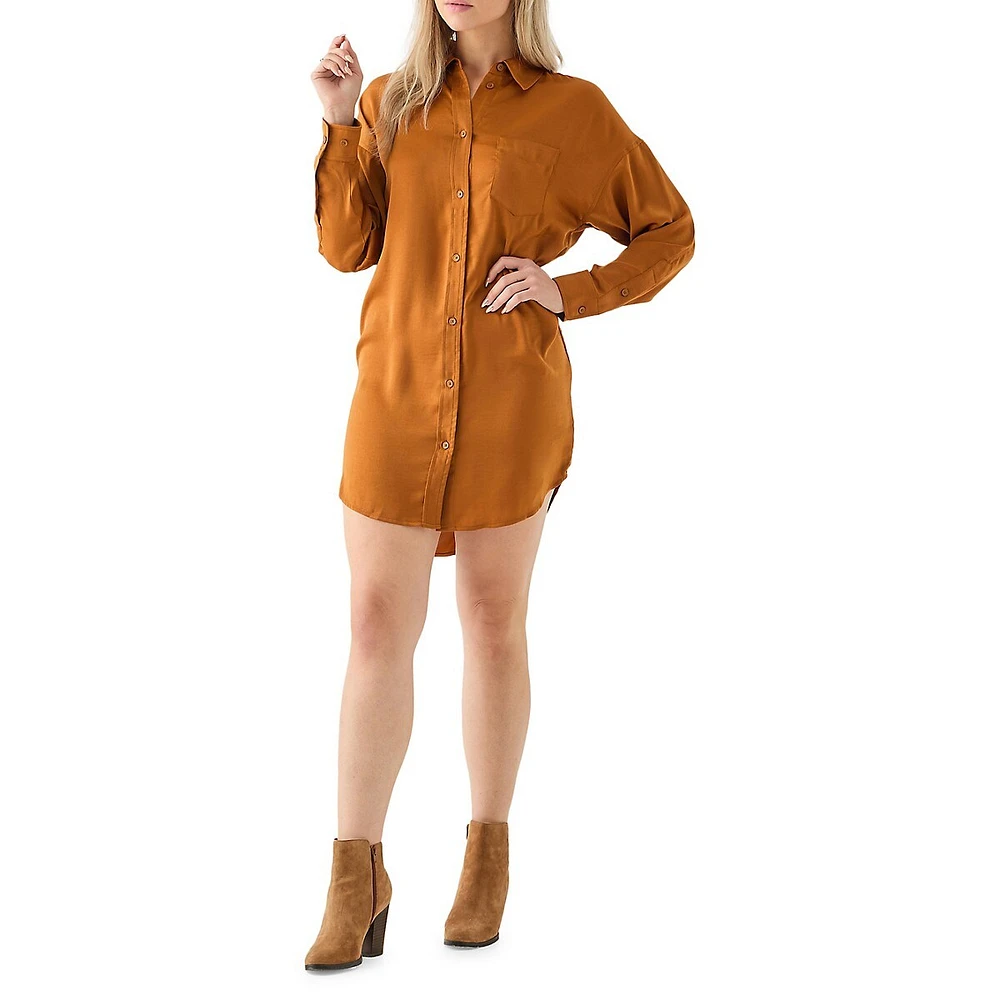 Mini Shirt Dress