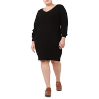 Plus Knit Sweater Dress