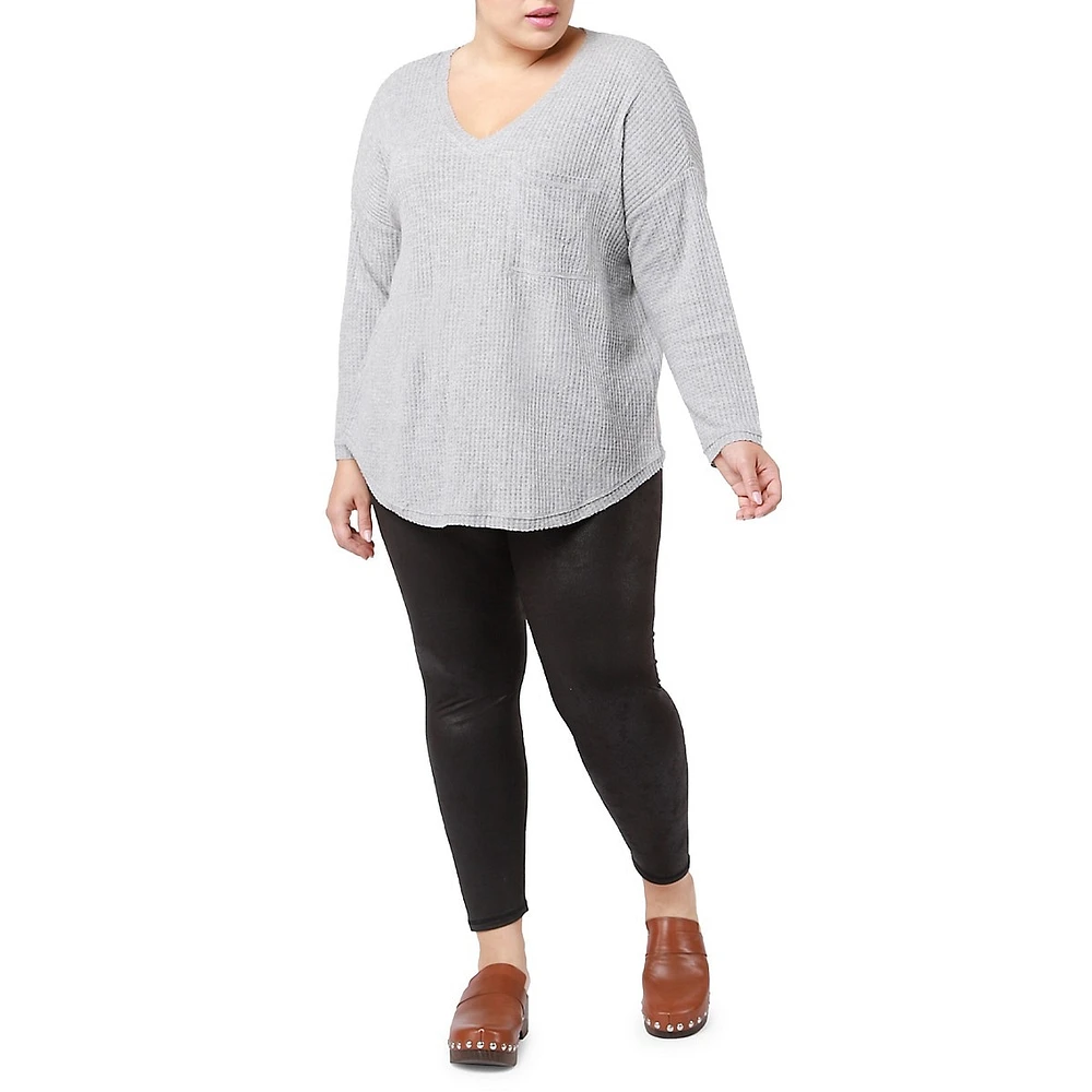 Plus Coated Leggings
