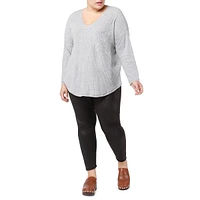 Plus Coated Leggings