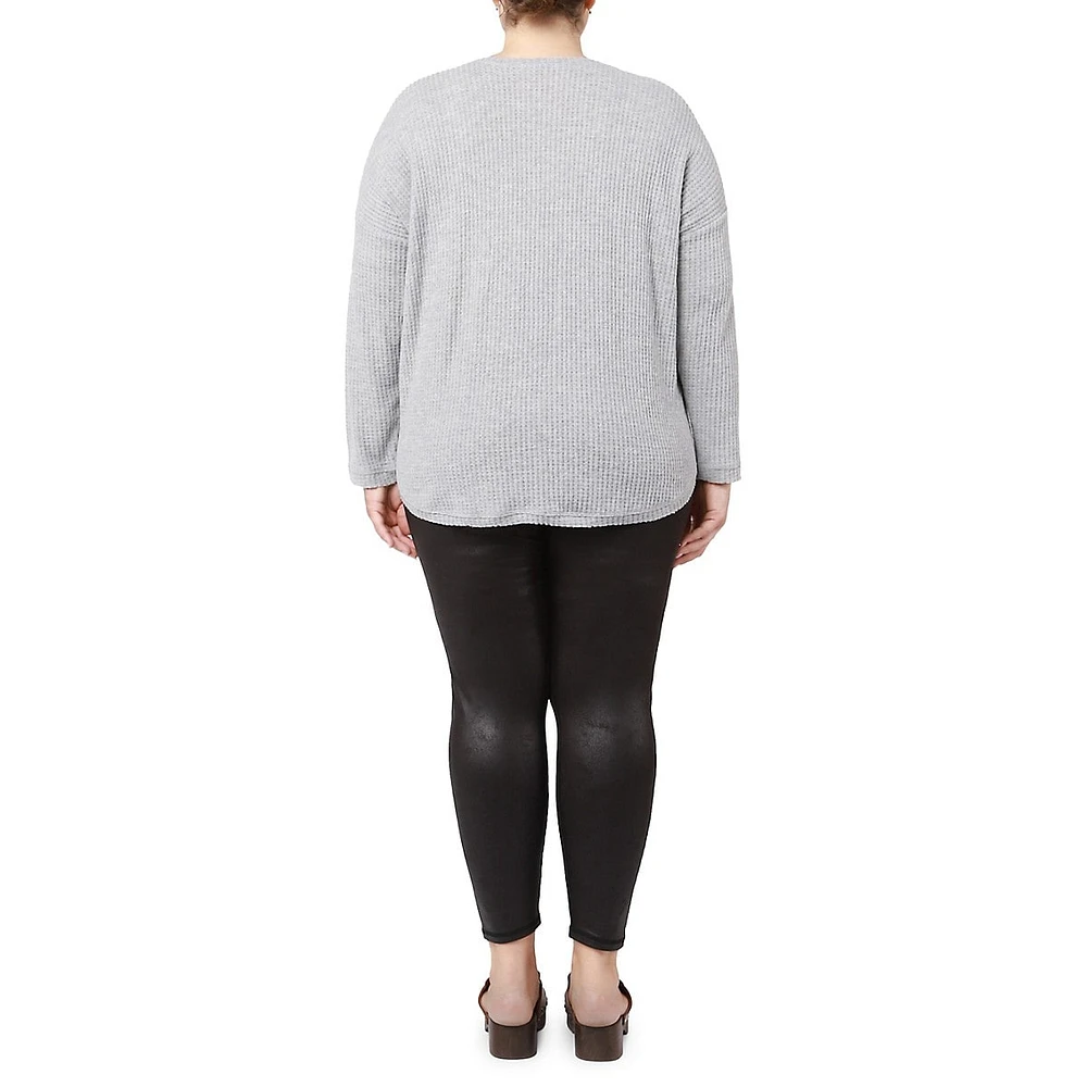 Plus Coated Leggings